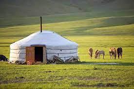 ¡La majestuosa tienda mongol conocida como "ger" o "yurt" en mongol!