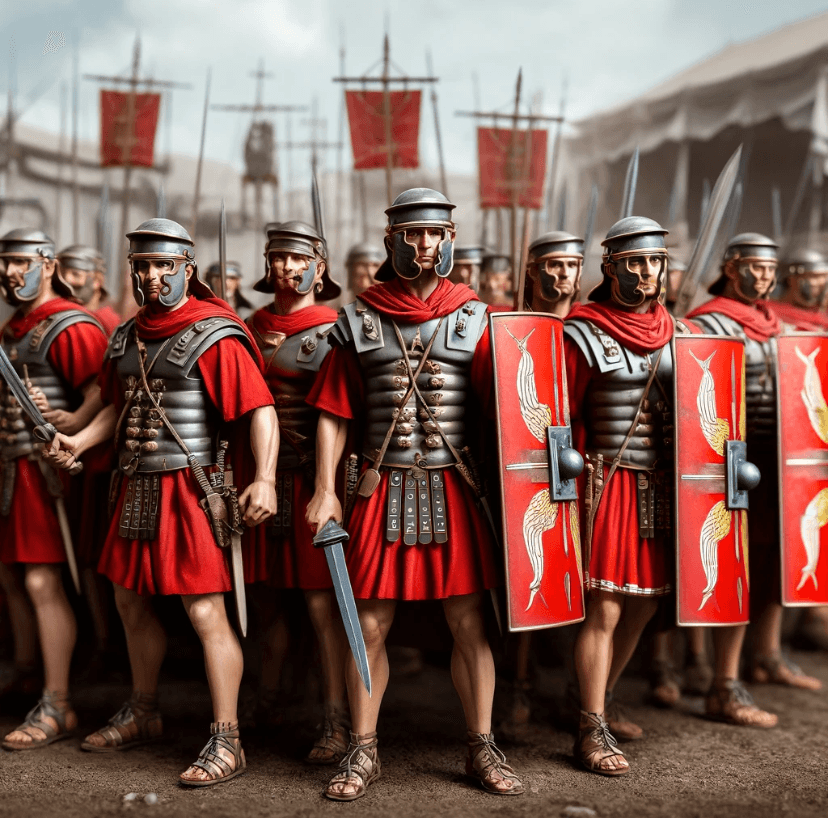 Why Did Roman Soldiers Wear Red Tunic?